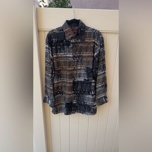 Inserch Abstract Pattern Shirt. From Italy.